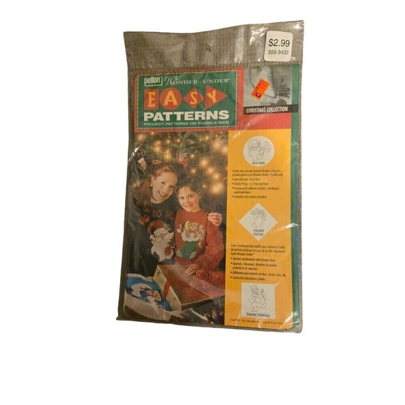 Freudenberg Pellon Wonder Under Easy Patterns‎ Project On Fusible Web Christmas - Picture 1 of 3